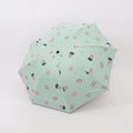 Small Fresh Sun Umbrella Female Sun Umbrella Student Vinyl Three-Fold Simple Dual-Use Sun Umbrella, Avocado Green, Avocado White, Avocado Pink, Strawberry White, Strawberry Pink, Peach White, Peach Pink