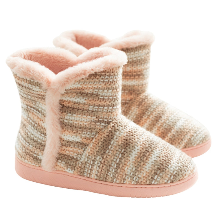 Winter Non-Slip Thick-Soled Indoor Cotton Slippers Home Boots, 34-35, 38-39, 40-41