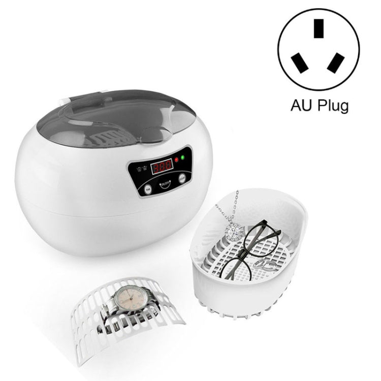 35W 600ml Mini Ultrasonic Cleaner Glasses Jewelry Household Ultrasonic Cleaner, 220V EU Plug, 110V US Plug, 220V AU Plug, 220V UK Plug