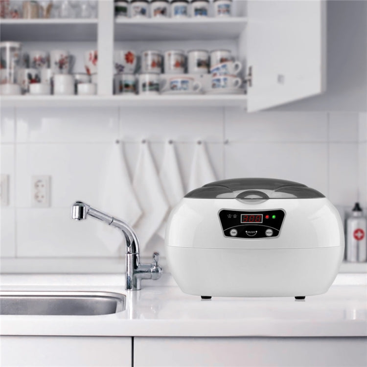 35W 600ml Mini Ultrasonic Cleaner Glasses Jewelry Household Ultrasonic Cleaner, 220V EU Plug, 110V US Plug, 220V AU Plug, 220V UK Plug