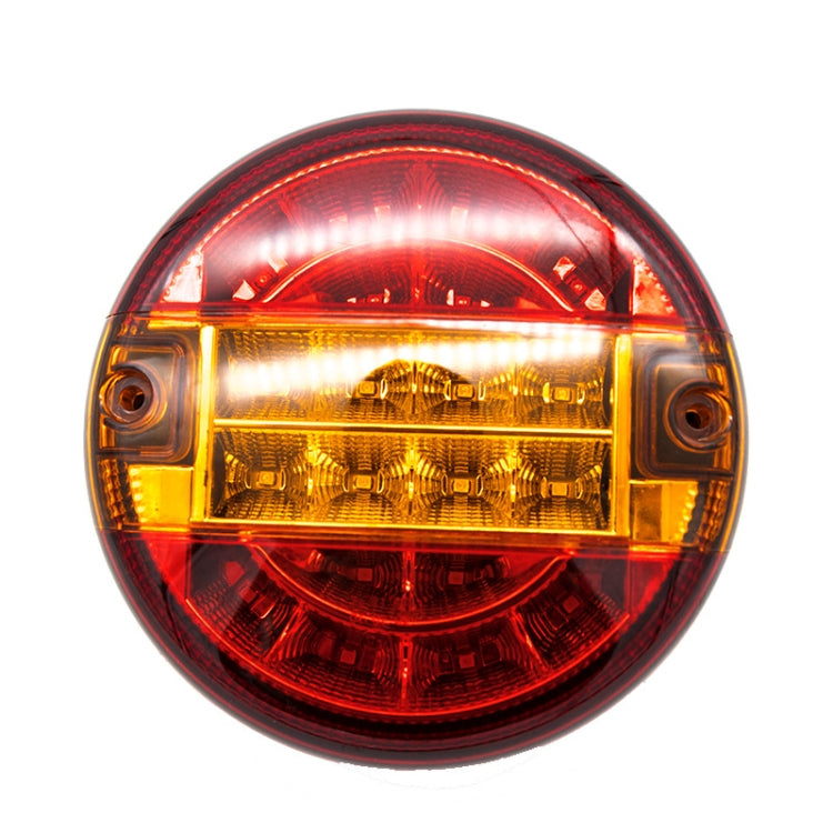 4 Inch 20 LEDs10-30V Wide Pressure Truck Tail Light 20LED Round Truck Tail Light Bread Light, 20 LEDs 10-30V