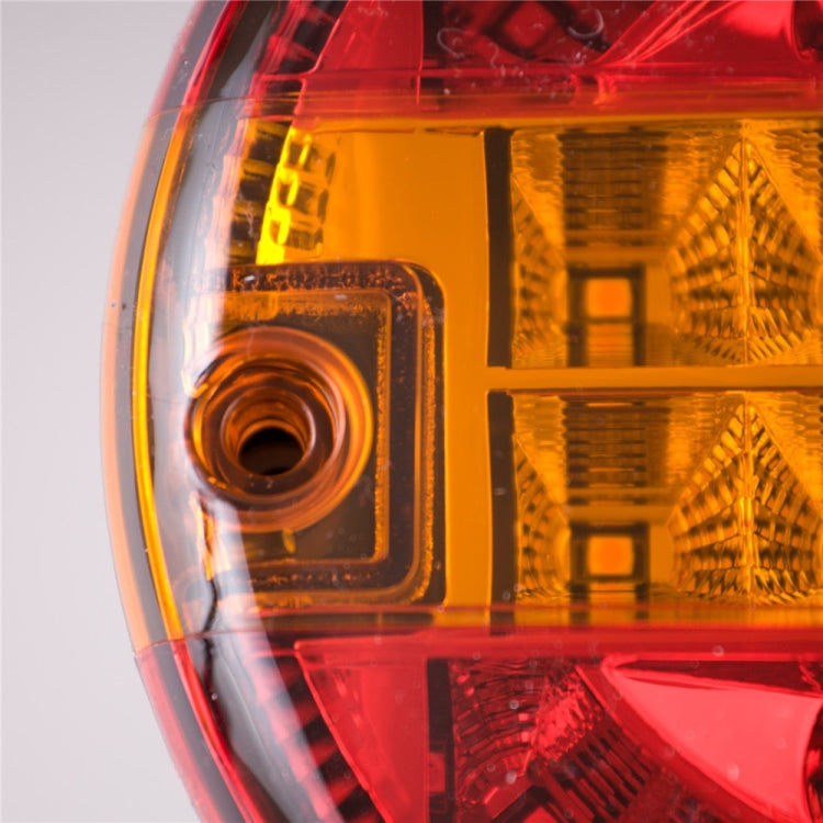 4 Inch 20 LEDs10-30V Wide Pressure Truck Tail Light 20LED Round Truck Tail Light Bread Light, 20 LEDs 10-30V