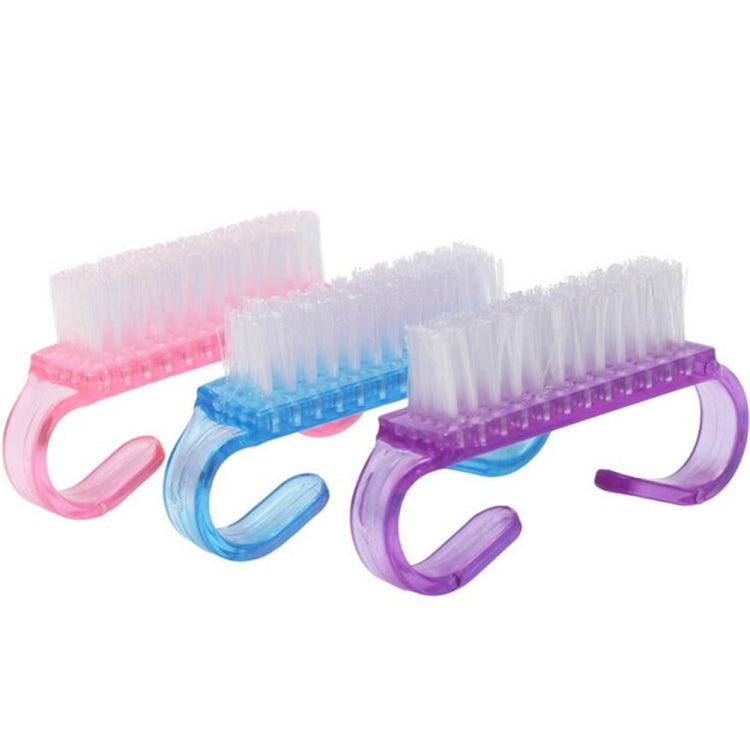 10 PCS Cleaning Brush Tools Nail Art Care Manicure Pedicure Remove Dust Small Angle Clean Brushes, 10 PCS Pink, 10 PCS Blue, 10 PCS Purple