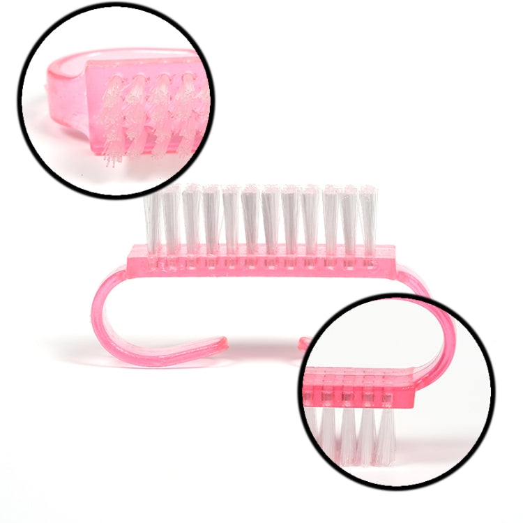 10 PCS Cleaning Brush Tools Nail Art Care Manicure Pedicure Remove Dust Small Angle Clean Brushes, 10 PCS Pink, 10 PCS Blue, 10 PCS Purple