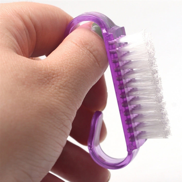 10 PCS Cleaning Brush Tools Nail Art Care Manicure Pedicure Remove Dust Small Angle Clean Brushes, 10 PCS Pink, 10 PCS Blue, 10 PCS Purple