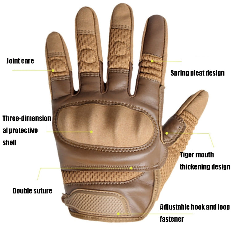 B28 Outdoor Rding Motorcycle Protective Anti-Slip Wear-Resistant Mountaineering Sports Gloves, S, M, L, XL