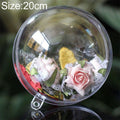 High Transparent Christmas Plastic Hollow Round Ball Window Decoration Mall Hanging Ball, 20cm, 25cm, 30cm, 35cm, 40cm