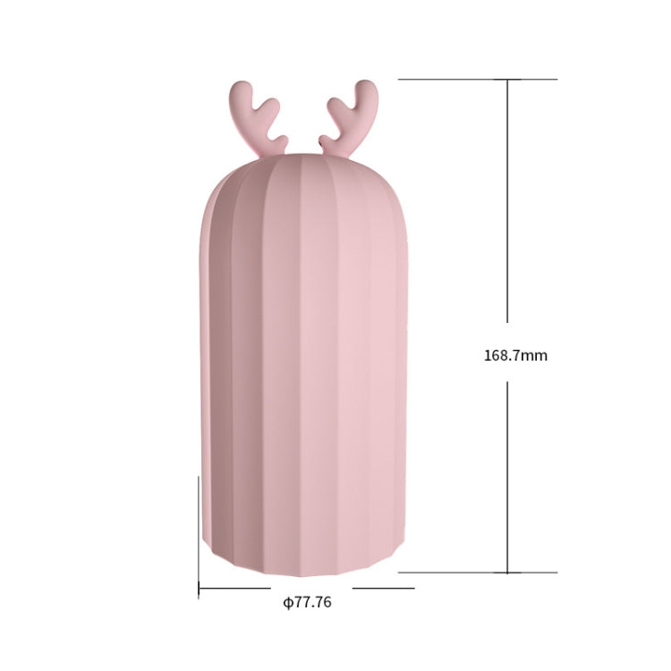 Elk Silicone Hot Water Bottle Hand Warmer Microwave Heating Warm Belly Water Injection Bag with Paper package, Blue, Brown, Pink