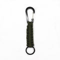 Outdoor Multifunctional Nylon Umbrella Rope Carabiner Key Chain, Nylon Umbrella Rope(Army green), Nylon Umbrella Rope(Black), Nylon Umbrella Rope(Brown), Nylon Umbrella Rope(Deep Blue)