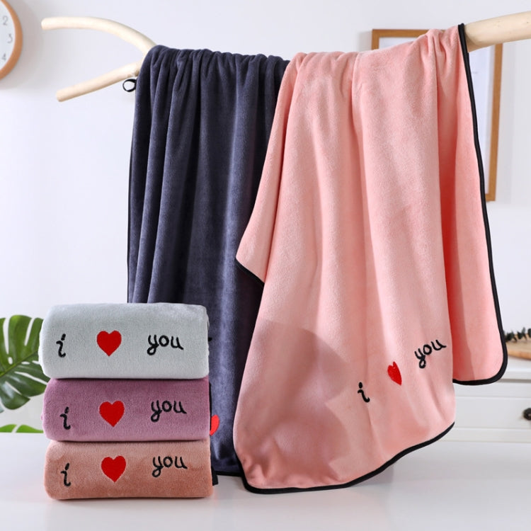 Soft Thick Absorbent Fiber Couple Large Bath Towels, 70x140cm
