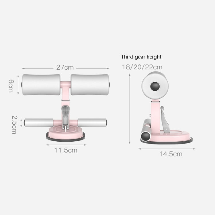 Waist Reduction And Abdomen Indoor Fitness Equipment Home Abdominal Crunch Assist Device, Abdominal Crunch Assist Device(White Peach), Abdominal Crunch Assist Device(Maca Blue), Abdominal Crunch Assist Device(Cool Black)                                ...