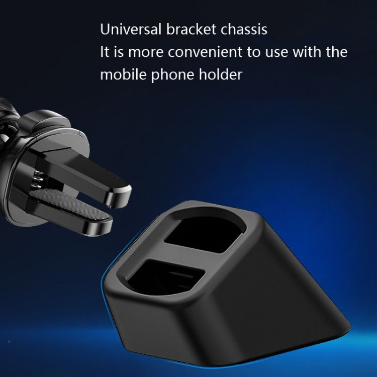 5 PCS Car Phone Holder Base Universal Car Air Outlet Clip Bracket Base, Red, Silver Reflective, Rose Gold Reflective, Golden Reflection