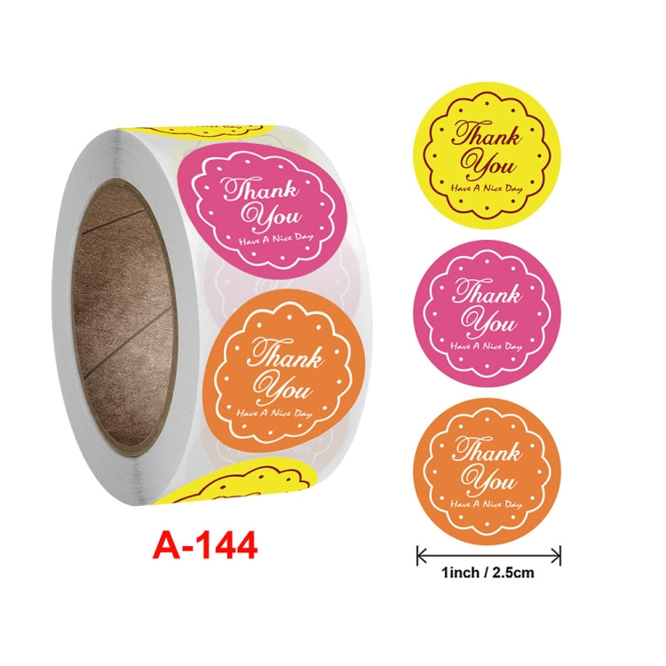 Thank You Sticker Gift Decoration Label, 2.5cm / 1inch