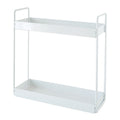 Home Storage Rack Bathroom Narrow Side Shelf, Small (White), Large (White), Small (Black), Large (Black)