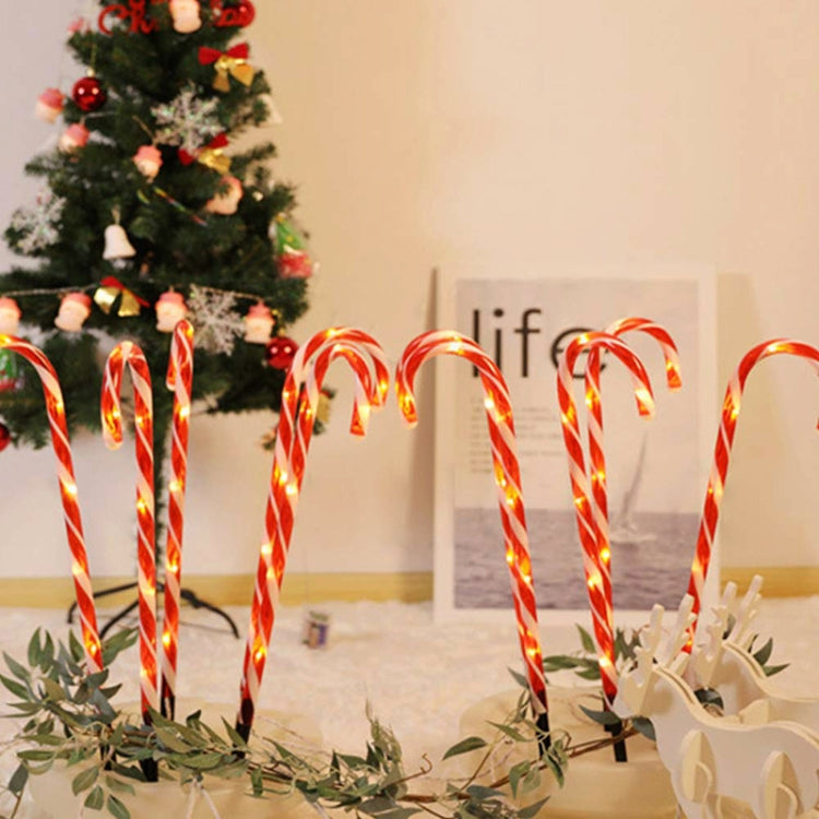 10 in 1 Christmas Cane Lights Holiday Indoor Garden Decoration Lights, US Plug, EU Plug, UK Plug, AU Plug