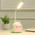 YW2021 Cartoon Cute LED Eye Protection Desk Lamp Student Dormitory Bedroom Folding Reading Desk Lamp, Blue Lamb