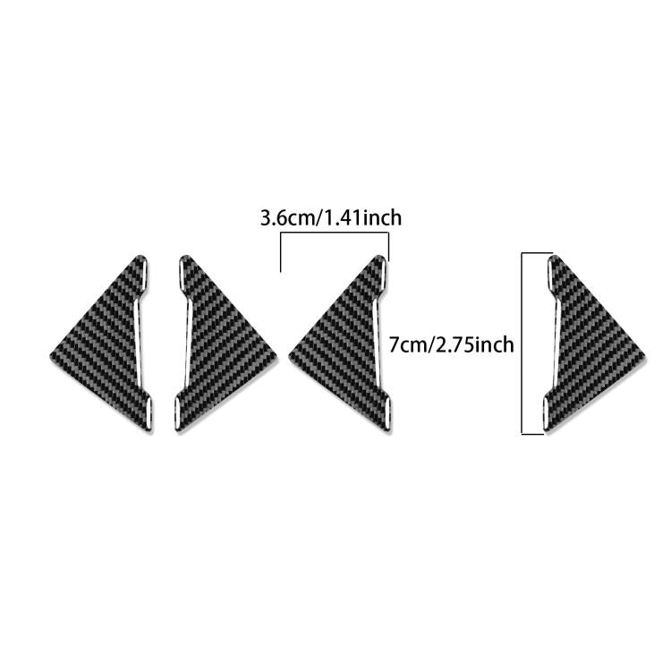 4pcs /Set Car Door Anti-Collision Corner Stickers For Volkswagen Magotan/CC Left-Hand Drive