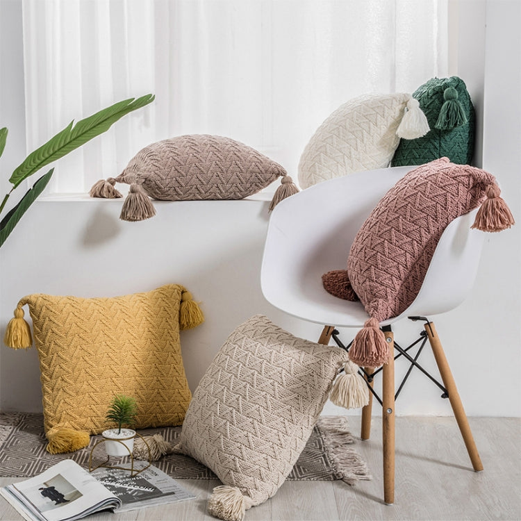 Home Accessories Knitted Pillowcase Without Core, 45 x 45 cm