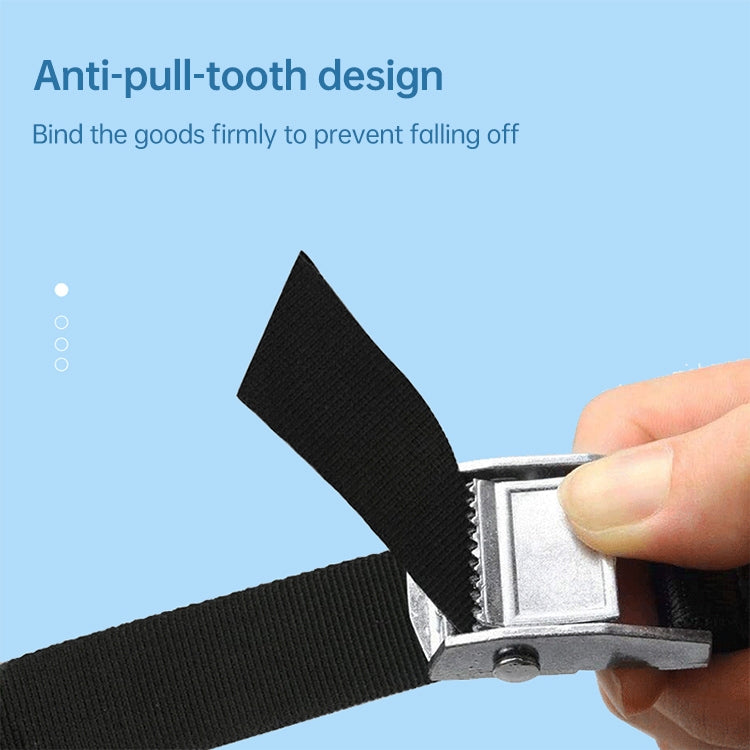 Car Tension Rope Luggage Strap Belt Auto Car Boat Fixed Strap with Alloy Buckle,Random Color Delivery,Length:5m, 5m