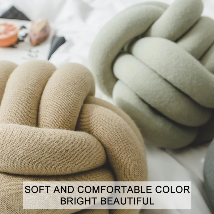 Hand-Made Knotted Ball Pillow, Diameter: 25~30cm
