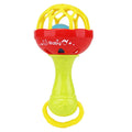 Baby Rattles Toy Intelligence Grasping Gums Plastic Hand Bell Rattle Funny Educational Toy，Color Random Delivery, Baby Rattles