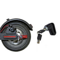 Electric Scooter Disc Brake Lock Multi-Function Reinforced Anti-Theft Lock Accessory for Xiaomi Mijia M365, Packing specification: Disc Brake Lock (Red ), Disc Brake Lock (Black), Disc Brake Lock (Red ), Wire Rope (Red)
