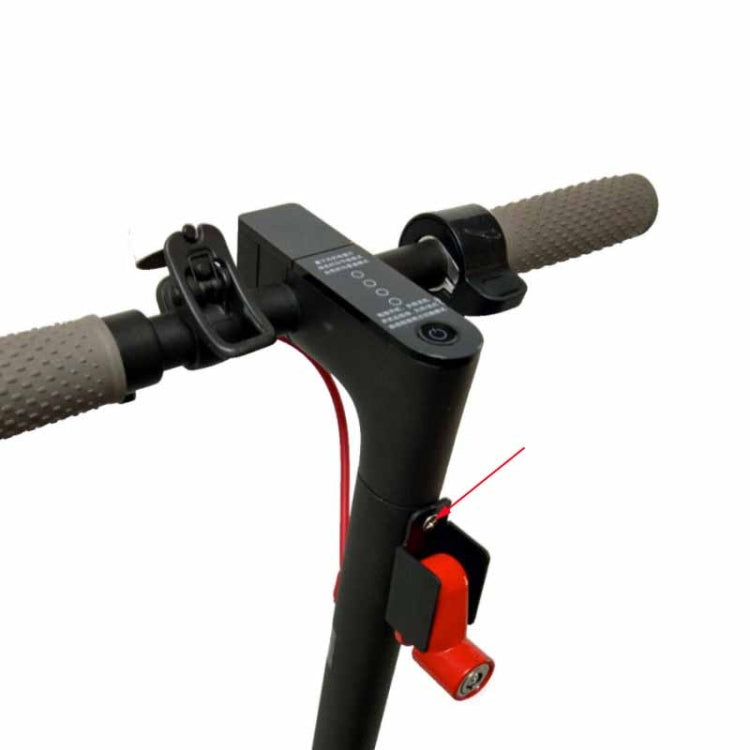 Electric Scooter Disc Brake Lock Multi-Function Reinforced Anti-Theft Lock Accessory for Xiaomi Mijia M365, Packing specification: Disc Brake Lock (Red ), Disc Brake Lock (Black), Disc Brake Lock (Red ), Wire Rope (Red)