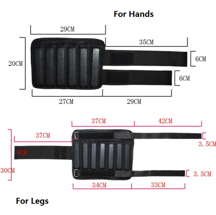 Weight-Bearing Running Sandbag Leg&Hand Lead Steel Plate Adjustable Sports Invisible Sandbag, 1kg for Hands, 2kg for Hands, 3kg for Hands, 4kg for Hands, 5kg for Hands, 1kg for Legs, 2kg for Legs, 3kg for Legs, 4kg for Legs, 5kg for Legs, 6kg for Legs ...