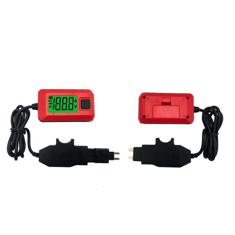 AE150 Automobile Fuse Current Detector Automobile DC Digital Resistance Wire Ammeter, AE150 Red
