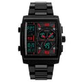 SKMEI 1274  Men Fashion Electronic Watch Multifunctional Outdoor Sports Watch, Red, Blue, Black, Golden