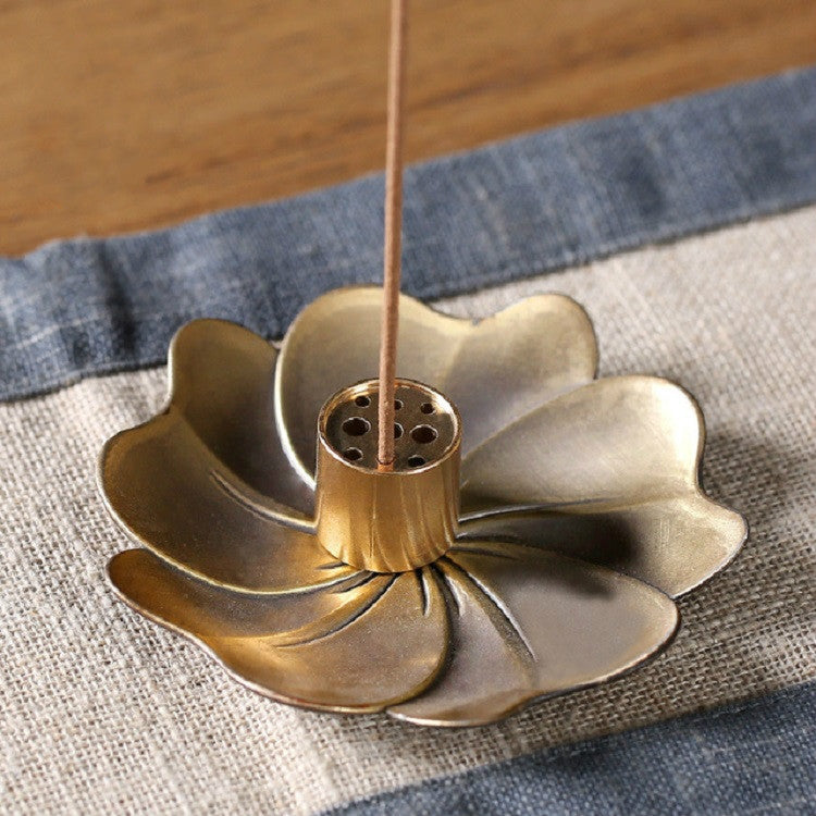 5 PCS Copper Nine-hole Incense Stick Incense Plate Incense Porous Incense Burner, Medium