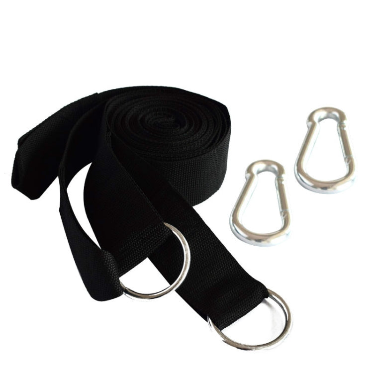 Outdoor Camping Hiking Must-Have Hammock Strap Rope Metal Buckle Load Tie Rope, Random Color Delivery, PJ077 Hammock Rope