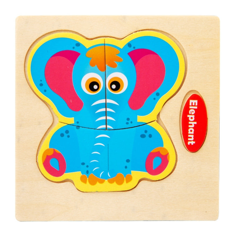 10 PCS Children Educational Animal Three-Dimensional Wooden Puzzle Toy, Panda, Tortoise, Police Car, Train, Fire Truck, Big Truck, Steamship, Owl, Cows, Rocket, Hot Air Balloon, Lion, Tiger, Elephant, Sea Lion, Crab, Aircraft, Pony, Goldfish, Bear