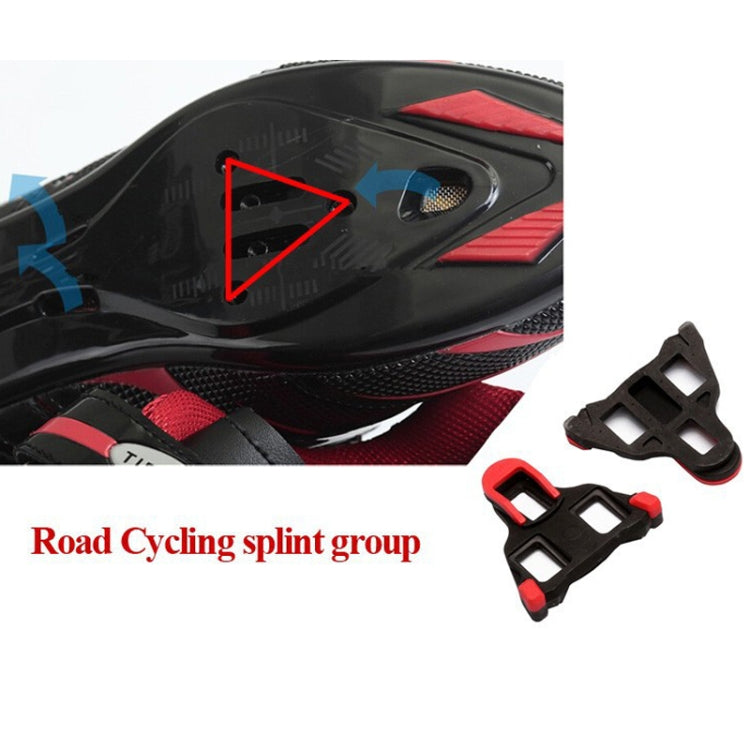 1 Pair Bicycle Splint Set 6 Degrees Road Lock Plate Special For Road Bike Shoes, DH0501 Yellow, DH0501 Red, DH0501 Pad