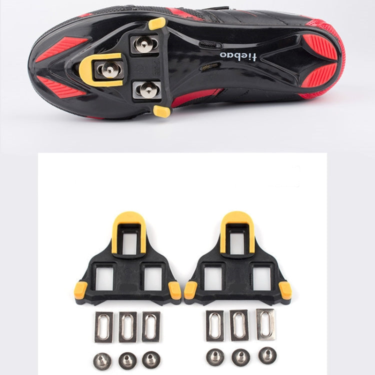 1 Pair Bicycle Splint Set 6 Degrees Road Lock Plate Special For Road Bike Shoes, DH0501 Yellow, DH0501 Red, DH0501 Pad