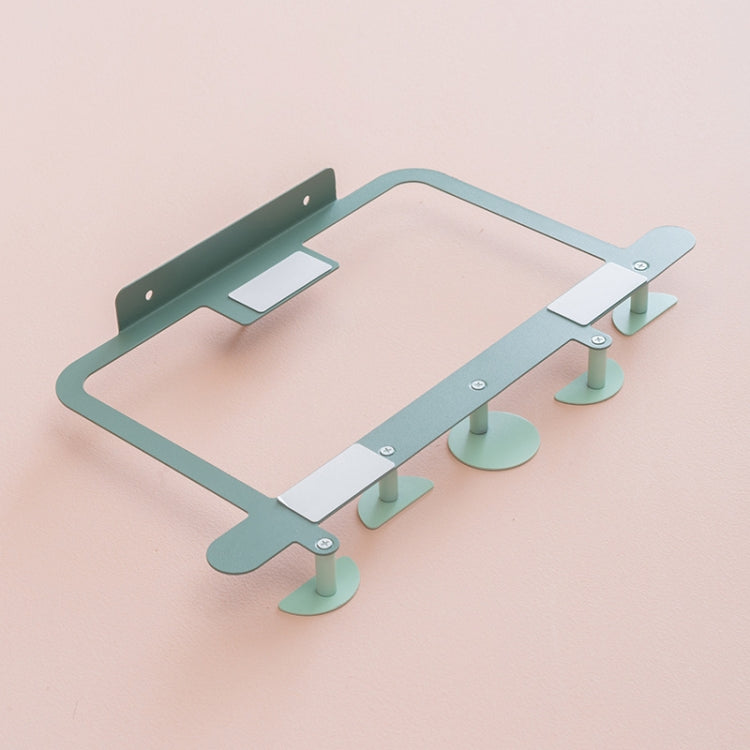 Iron Door Rear Hook Rack Hanger Hook Creative Bathroom Kitchen Hook, Blue, Green, Black, Pink