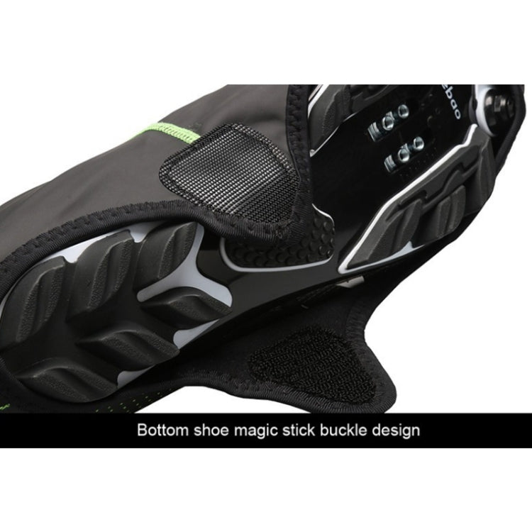 Bicycle Sports Outdoor Cycling Shoe Cover Winter Warm Windproof Waterproof Shoe Cover PU Shoe Cover Cycling Equipment, M, L