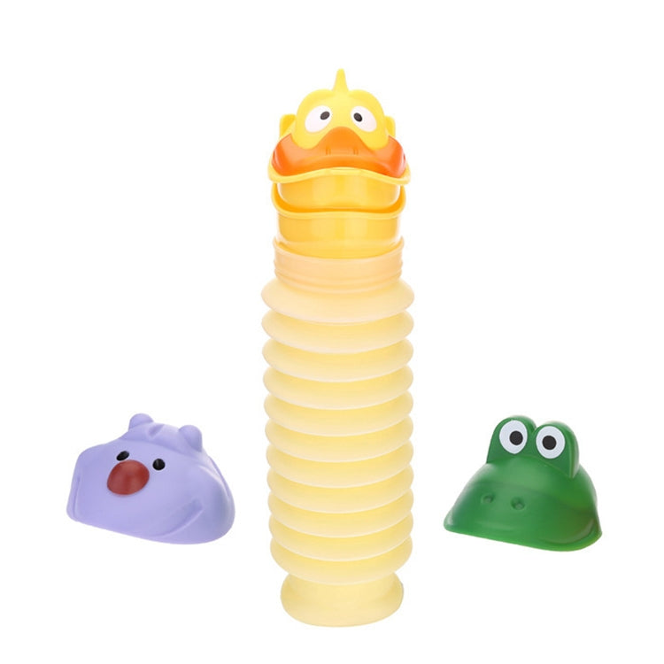 Portable Child Adult Car Outdoor Emergency Urinal, Yellow Children, Blue Adult, Pink Bear, Green Frog