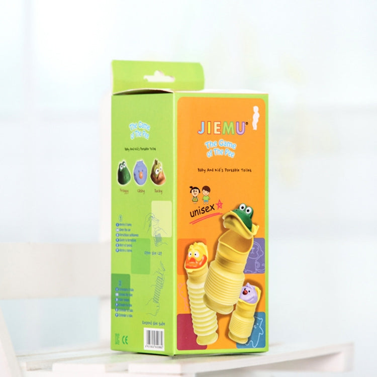Portable Child Adult Car Outdoor Emergency Urinal, Yellow Children, Blue Adult, Pink Bear, Green Frog