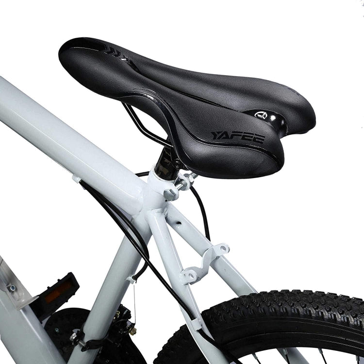 YAFEE YF-1034-3 Soft Mountain Bike Seat Mountain Bike Hollow Breathable Saddle Seat Cushion Bicycle Seat, YF-1034-3