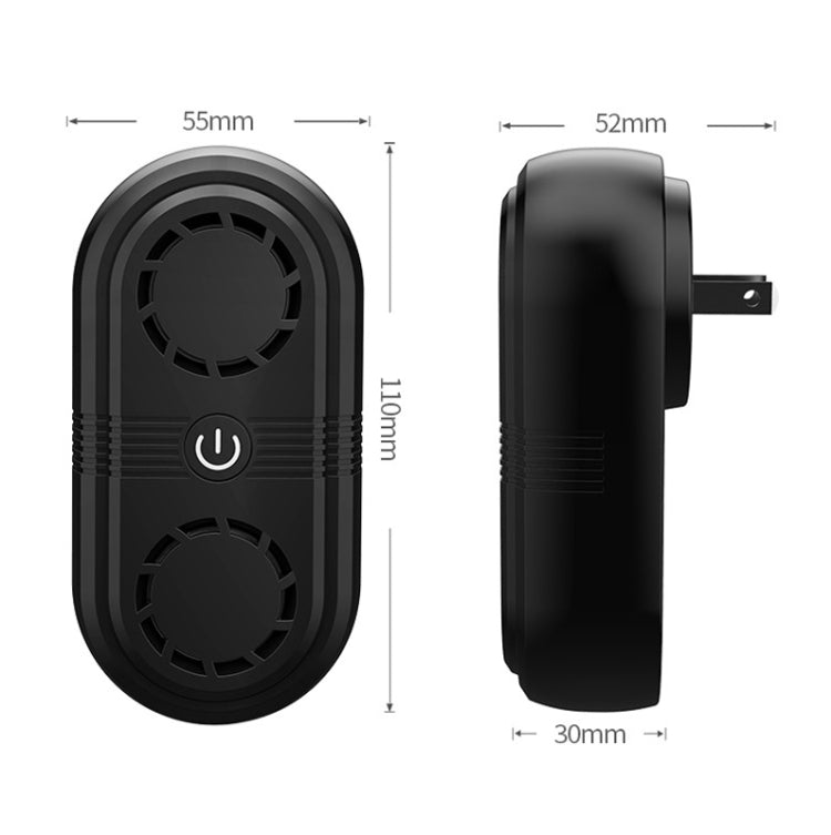 BG307 Ultrasonic Mole Repellent Mosquito Repellent Household Indoor Double Horn Electronic Insect Repellent, EU Plug 220V, UK Plug 220V
