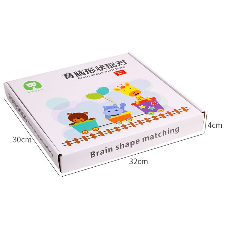 Puzzle Parent-Child Interactive Game Shape Matching Children Concentration Training Toys, Shape Matching Toys