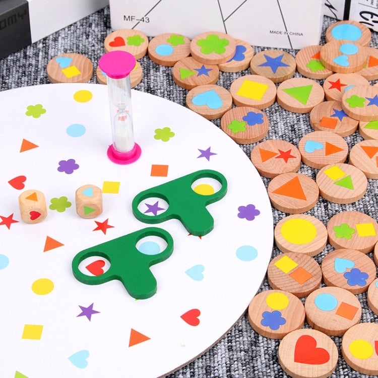 Puzzle Parent-Child Interactive Game Shape Matching Children Concentration Training Toys, Shape Matching Toys