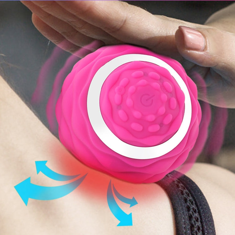 Yoga Silicone Fascia Ball Deep Muscle Relaxation Foot Massage Ball, Blue, Black, Rose Red