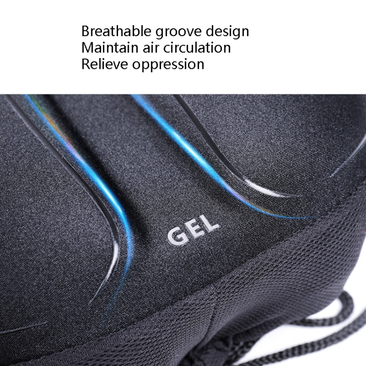 Wheel Up Bicycle Silicone Cushion Cover Mountain Bike Thickening GEL Saddle Cover Riding Equipment, LF32005G-L, LF32005G-S
