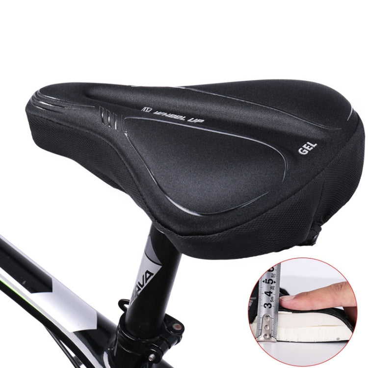 Wheel Up Bicycle Silicone Cushion Cover Mountain Bike Thickening GEL Saddle Cover Riding Equipment, LF32005G-L, LF32005G-S
