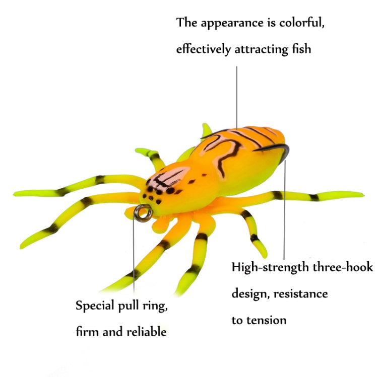 Outdoor Fishing Bionic Bait For All-Water Web Spider Bait, 1, 2, 3, 4, 5, 6, 7, 8, 9, 10