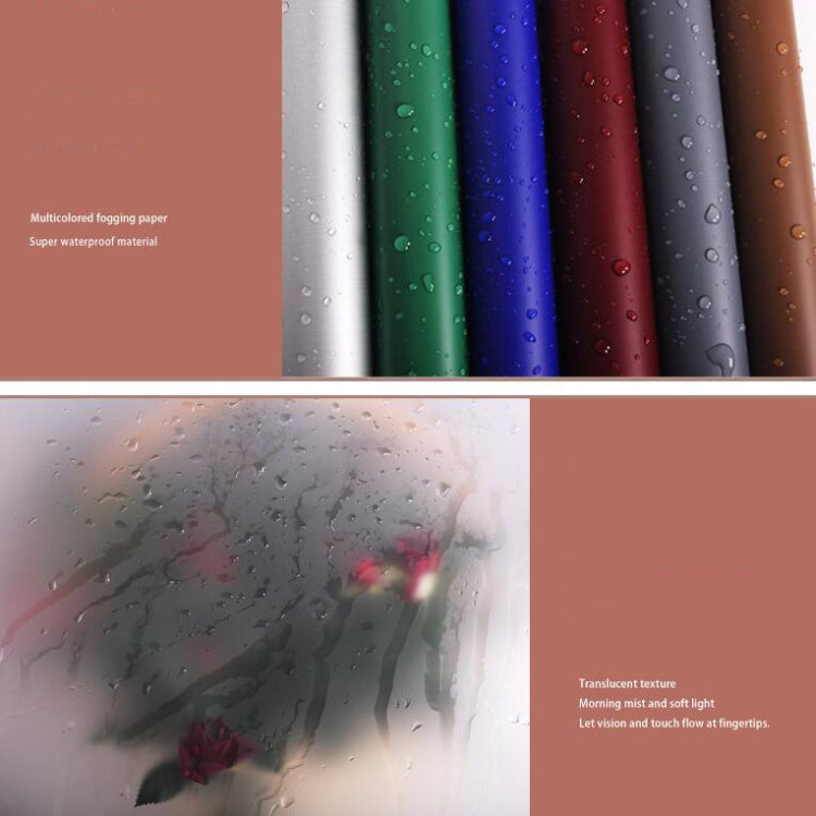 20 Sheets / Pack Flower Wrapping Paper Matte Paper Gift Paper Translucent Wrapping Paper Material, Colour: Wine Red, Wine Red, Brown, Golden, Silver, Black, Rose Red, Deep Pink, Deep Champagne, Gouache, Light Champagne, White Tea, Red Gray, Light Gray ...