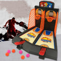 2 PCS Double Battle Basketball Toys Children Finger Catapult Basketball Court Desktop Shooting Parent-Child Game, 2 PCS Double Battle Basketball