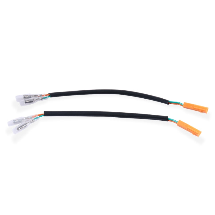 Motorcycle Retro Turn Signal Plug Adapter Cable Adaptor For Kawasaki Z800 / Z1000 / ZX-6R, DM-ZJX-7654